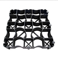 Grille de paddock pour chevaux, grille à gazon avec fonction de drainage, design moderne en plastique pour le stationnement, l'utilisation en jardin, remplissage de terre et de gravier