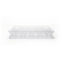 Emballage alimentaire transparent en plastique personnalisé ODM, thermoformage sous vide, boîte à chocolat en PET, boîte cadeau pour chocolats truffés