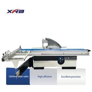 MJ6132B Higher Quality Fuselage Double Saw Blade Wood Panel Cutting Saw Machine Sliding Table Saw For Woodworking