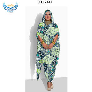 Toub Soudanais pour Femme, Tissu Voile Soudan Inde, Imprimé Numérique Floral Personnalisé Suisse, Design Original, Nouveauté 2024, pour Mariage - Product Image 3