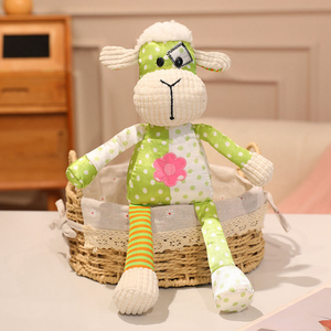 Poupées en tissu rayées de haute qualité, veaux, moutons, poulets, poupées en tissu apaisantes pour les bébés pendant leur sommeil, poupées en tissu moches - Product Image 4