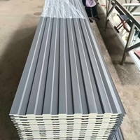Panneaux muraux sandwich, système de bardage extérieur à isolation avancée, panneaux décoratifs pour la construction de bâtiments écologiques