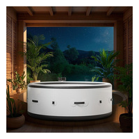 Qualité d'exportation 4-6 Personnes Fête Baignoire Spa Gonflable pour Adultes Bain de Glace Récupération Baignoire Intérieure Portable