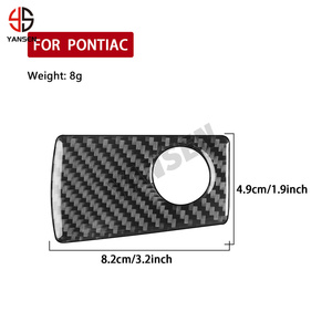 Fibre de carbone pour Pontiac G8 2008-2009 pour Holden Commodore 2006-2012 boîte à gants du copilote interrupteur panneau couverture autocollant accessoires - Product Image 6