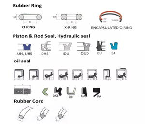 Xtlcmf cho Un Vòng cao su U loại y loại thủy lực Rod trục <span class=keywords><strong>piston</strong></span> con dấu Polyurethane dầu con dấu cho xi lanh thủy lực con dấu - Product Image 2