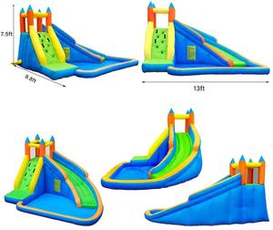 <span class=keywords><strong>Parc</strong></span> <span class=keywords><strong>aquatique</strong></span> gonflable à rebond pour enfants, maison toboggan à gonfler, prix bon marché, convient à l'extérieur par les enfants - Product Image 2