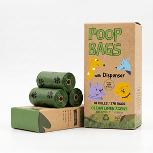Eco Friendly Premium Dog Poop Bags 270pcs Plant Based Extra Thick Leak Proof Custom Logo - Product Image 3
