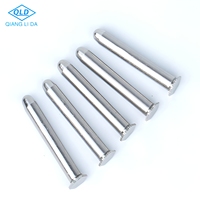 Vis de positionnement hexagonale en acier inoxydable usinée CNC, à rivetage, pour trou aveugle, marque QLD
