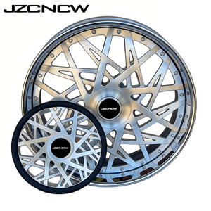 JZCNCW Jantes forgées personnalisées 3 pièces 5x120.65mm 20 22 24 26 28 30 pouces à déport profond pour pneus de voitures particulières Caprice Impala - Product Image 2