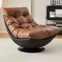Fauteuil pivotant design créatif de style médiéval pour salon, balcon, détente et loisirs à domicile