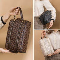 Sac de maquillage personnalisé PU sac de toilette de voyage petit article sac de rangement d'organisation