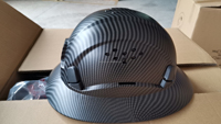 Casques de sécurité Wejump en gros, conformes à la norme ANSI Z89.1, en fibre de carbone, à bord complet, en HDPE avec évents