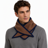 Écharpe d'hiver tricotée chaude en mélange de 15 % de laine, acrylique et nylon, pour voyage et plage, tissu courant, OEM ODM pour la vente en gros