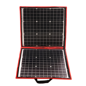 Panneau solaire portable pliable de <span class=keywords><strong>110W</strong></span> (55W*2) pour l'extérieur, avec une efficacité supérieure à 20% et une conception légère, idéal pour le camping - Product Image 1