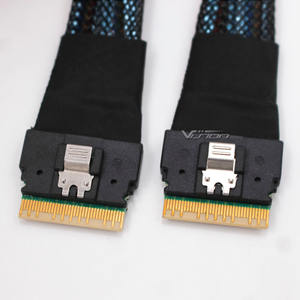 Cable Slimline Mini SAS SFF8654 8i Recto de 30 cm Negro - Product Image 6