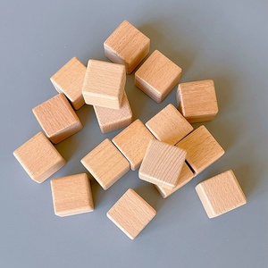 บล็อกไม้บีชธรรมชาติก้อนยังไม่เสร็จสำหรับงานฝีมือ DIY - Product Image 1