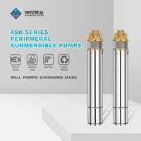 SN 4SKM série 200 2HP pompe à eau submersible en acier inoxydable pompe de puits profond à plusieurs étages pour l'irrigation de jardin domestique OEM disponible