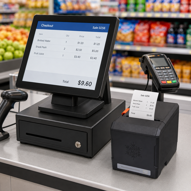 High Stability 3 Inch 80mm Thermal Printer USB Desktop Ticket or Bill Wireless Thermal Receipt Printer