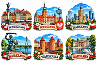 Promotion Fabricant YIWU BaiWen : Nouveaux Aimants de Réfrigérateur Faits Main Personnalisés pour la Pologne – Design 2026 – Cadeau Souvenir