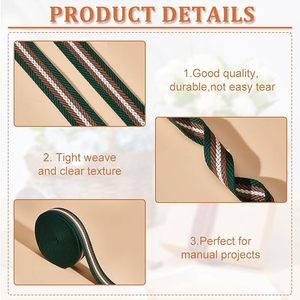 Heavy Duty <strong>Cotton</strong> <strong>Webbing</strong> 1.5 <strong>Inch</strong> 20mm <strong>Cotton</strong> Nylon <strong>Webbing</strong> Crossbody Strap <strong>Webbing</strong> - Product Image 3