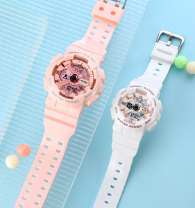 Reloj digital de moda <span class=keywords><strong>juvenil</strong></span> SKMEI para hombre, relojes de pulsera dobles impermeables a prueba de golpes, reloj <span class=keywords><strong>despertador</strong></span> con cronógrafo LED, relojes para hombre, hora fresca - Product Image 6