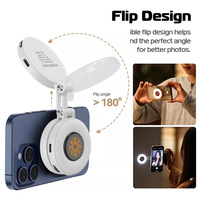 Nouvelle Lampe LED Magnétique Pliable et Rétractable 2026 pour Conférences Vidéo sur Ordinateur, Lumière Douce Beauté, Mini Lampe de Protection Oculaire