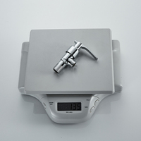 Robinet d'angle en alliage de zinc Jooka au design moderne 1/2 pouce avec robinets à débit contrôlé Accessoires de salle de bain