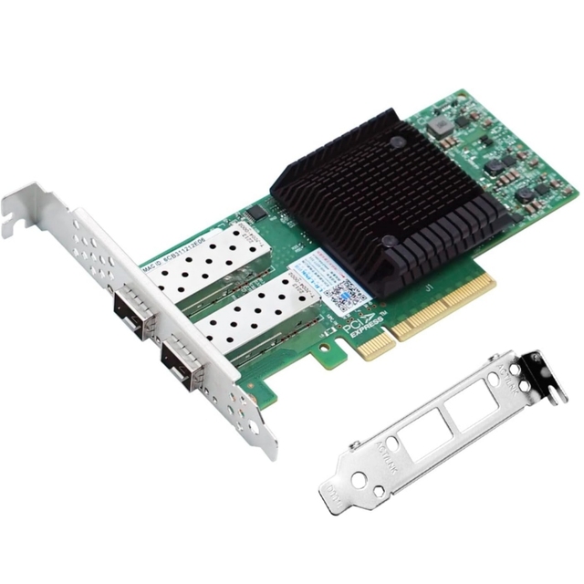 25GbE NIC Network Card with Mellanox ConnectX-4 Chipset,Dual-SFP28 Ports PCI Express 3.0 X8 Ethernet Adapter