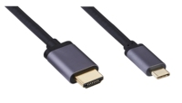 USB C a HDMI Cable de calidad Premium tipo C a HDMI Cable para computadora portátil 1m 2m 3m