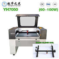 Machine de découpe et de gravure laser CO2 pour bois 80W 700x500mm, équipement de découpe laser pour MDF, contreplaqué et artisanat