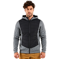 Conception personnalisée Offre spéciale Vestes hybrides coupe-vent pour hommes de qualité supérieure Manteau d'extérieur en laine régulier pour hommes