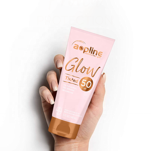 自有品牌制造商素食无油天然防水矿物微光着色SPF 50防晒凝胶 - Product Image 4