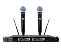 Microphone sans fil professionnel X7 UHF True Diversity avec capteur infrarouge, modulations FM, pour micros portables, cravate et serre-tête, 1000 4