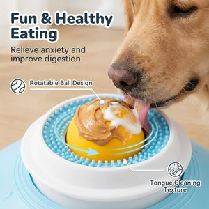 VaryWell Pelota Lamedora para Perros, Novedad 2026, Dispensador <span class=keywords><strong>de</strong></span> Alimentos Líquidos para Alivio <span class=keywords><strong>de</strong></span> la Ansiedad, Juguetes <span class=keywords><strong>de</strong></span> Enriquecimiento para Perros y Gatos - Product Image 2