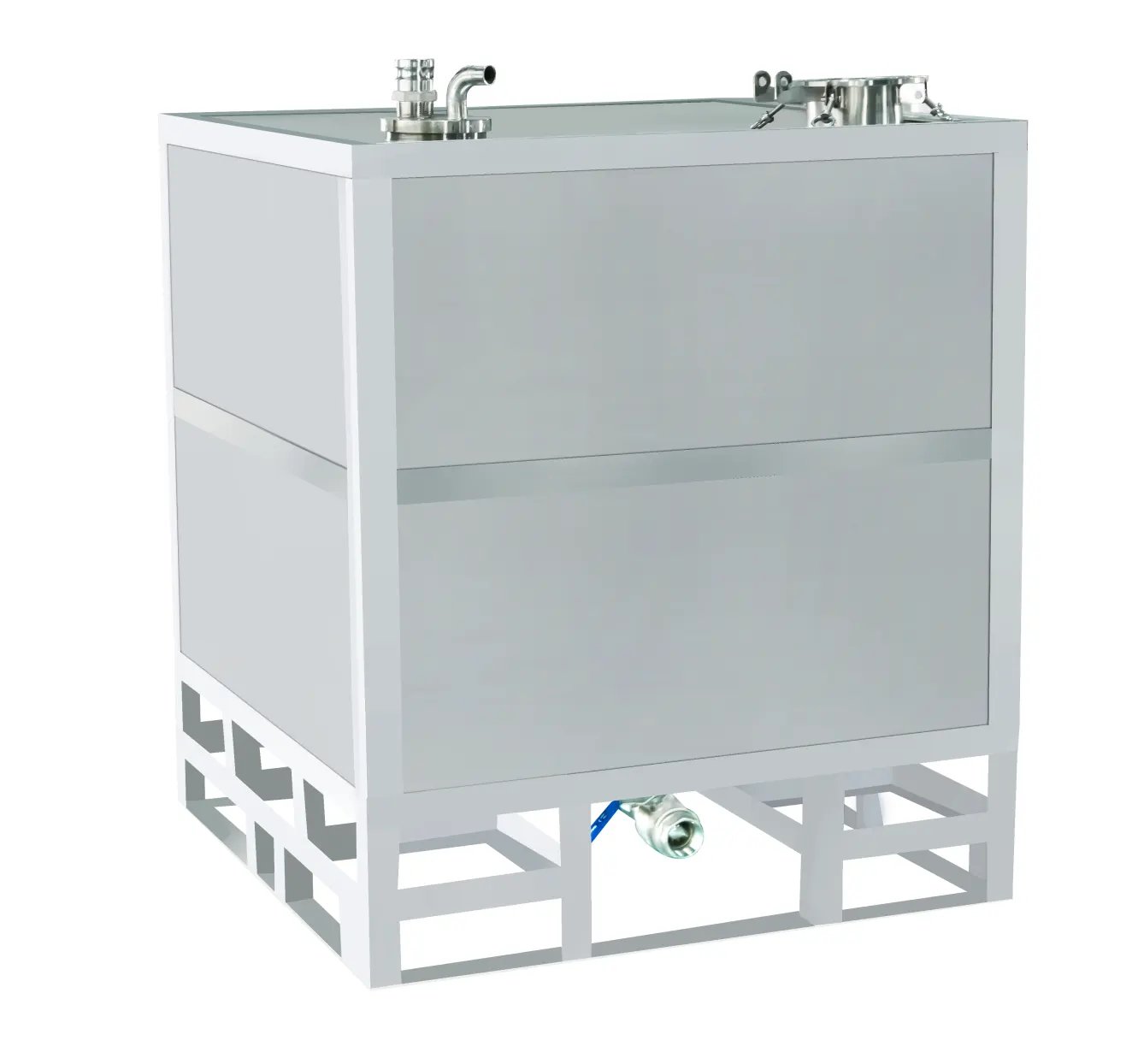 high capacity paint water detergent powder chemical storage tank IBC ton barrel for liquid storage
