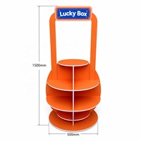 Présentoir en mousse PVC, étagère de vente au détail ronde à niveaux, présentoir de comptoir POP pour boîtes surprise, collations et cadeaux, unité de présentation Forex