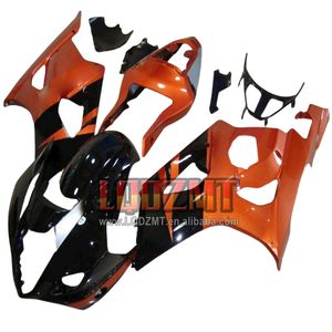 Corps d'injection pour SUZUKI orange blk GSXR1000 <span class=keywords><strong>GSXR</strong></span> <span class=keywords><strong>1000</strong></span> GSX-R1000 <span class=keywords><strong>1000</strong></span> CC 141No.106 <span class=keywords><strong>GSXR</strong></span>-<span class=keywords><strong>1000</strong></span> K5 1000CC 03 04 2003 <span class=keywords><strong>2004</strong></span> Carénage - Product Image 1