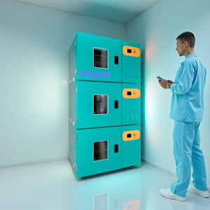 حاضنة مختبرية قابلة للتكديس ومضاءة بدرجة حرارة ثابتة مع هزاز سعة 140 لتر و280 لتر لزراعة الخلايا الصبغية وخلايا النباتات - Product Image 3