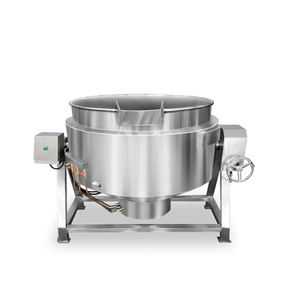 Machine de cuisson industrielle automatique Bouilloire à gainage planétaire à vapeur de gaz électrique avec agitateur Cuiseur <span class=keywords><strong>sous</strong></span> <span class=keywords><strong>vide</strong></span> - Product Image 1