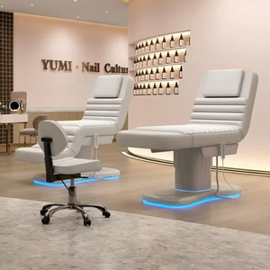 Modern Design New Electric Beauty <b>Bed</b> for Spa Salon Medical Facial Eyelashes Body Treatment Durable PU Metal Construction - Product Image 3