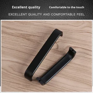 Avrupa Minimalist Mat Siyah Alüminyum Alaşımlı Çekme Kolları - Dayanıklı Mutfak Gardırop Banyo Dolabı Çekmece Şifonyer Kolları Paslanmaz - Product Image 5