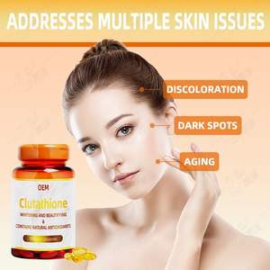 Cápsulas de Glutatión en Existencia, Colágeno, Vitamina C, Blanqueamiento, Antienvejecimiento, Cápsulas Blandas, Ingredientes Naturales, Absorción Rápida, Ilumina - Product Image 3