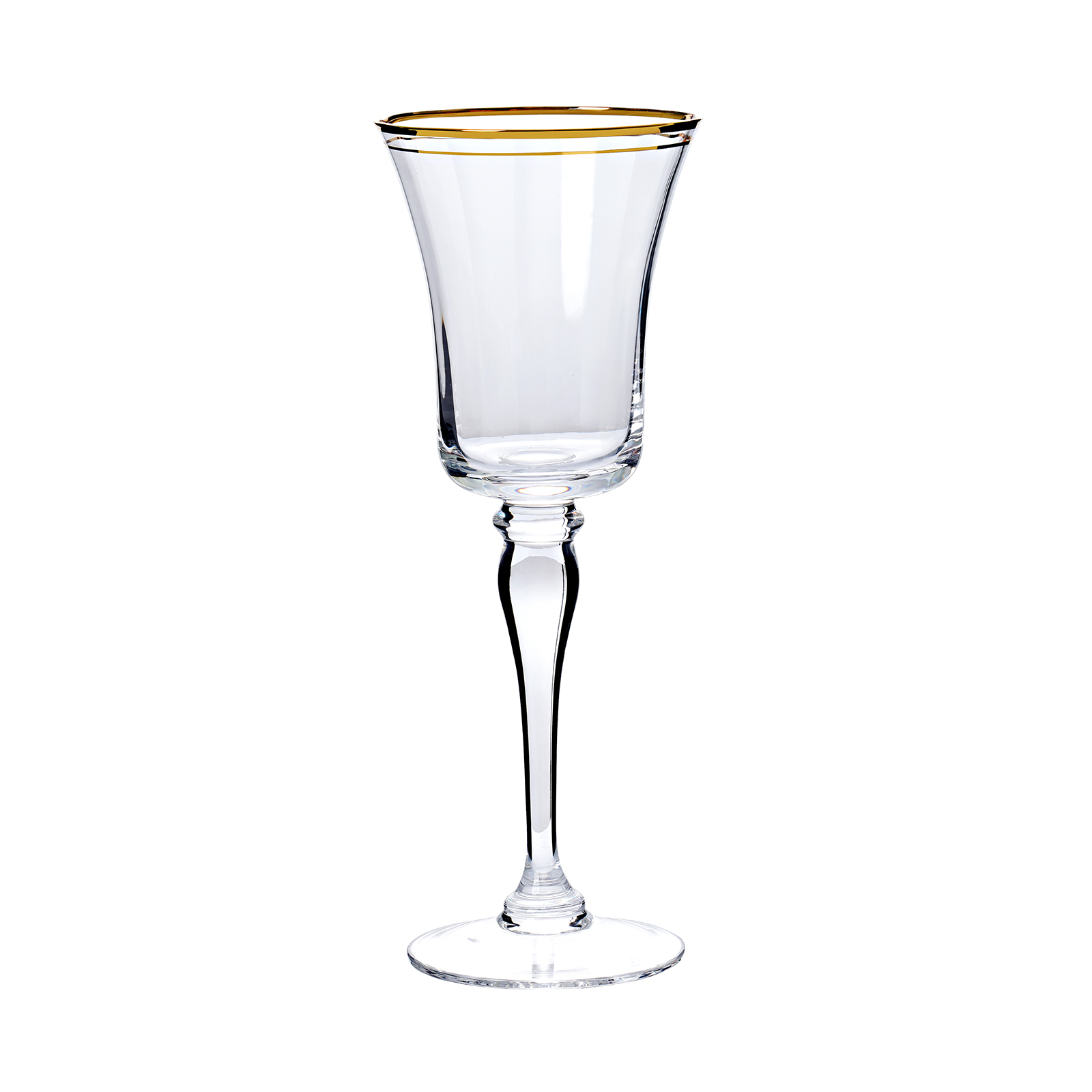 Gold Edge Small Wine Goblet