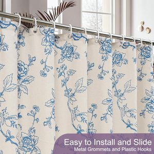 Rideaux <span class=keywords><strong>de</strong></span> <span class=keywords><strong>douche</strong></span> imprimés <span class=keywords><strong>de</strong></span> luxe avec trous d'oeillets en métal antirouille Rideaux <span class=keywords><strong>de</strong></span> <span class=keywords><strong>douche</strong></span> inférieurs pondérés <span class=keywords><strong>de</strong></span> haute qualité - Product Image 6