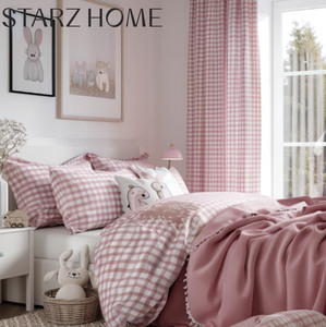 Siêu Nóng Bán Màu Hồng Unicorn Trẻ Em Phim Hoạt Hình Thân Thiện Với Môi <span class=keywords><strong>Comforter</strong></span> Bộ Bộ Đồ Giường Bộ Tấm Bộ - Product Image 2