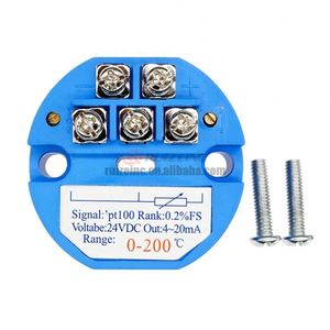 <span class=keywords><strong>PT100</strong></span> <span class=keywords><strong>0</strong></span>-200 度温度検知トランスミッター 4-20MA 出力ヘッドマウント温度トランスミッター - Product Image 2