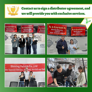 Véhicule touristique électrique personnalisé 48V/5KW à moteur AC, 8 places, pour visites de ville et excursions, type Club Car - Product Image 4