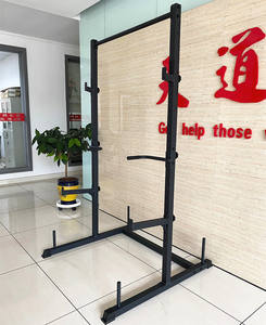 Soporte de levantamiento de pesas multifunción ajustable para gimnasio, estante de pesas de Metal, estación de inmersión para flexiones - Product Image 1