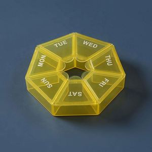 Estuche de Almacenamiento de Pastillas Mini, Portátil, con Logotipo Personalizado, a Prueba de Niños, Multicolor, Organizador Diario/Semanal para Medicamentos de 7 Días, Venta al Por Mayor - Product Image 3