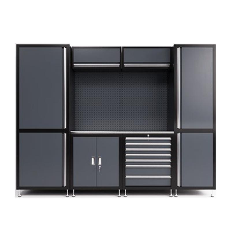 Garage Metal Workbench Storage Cabinet with